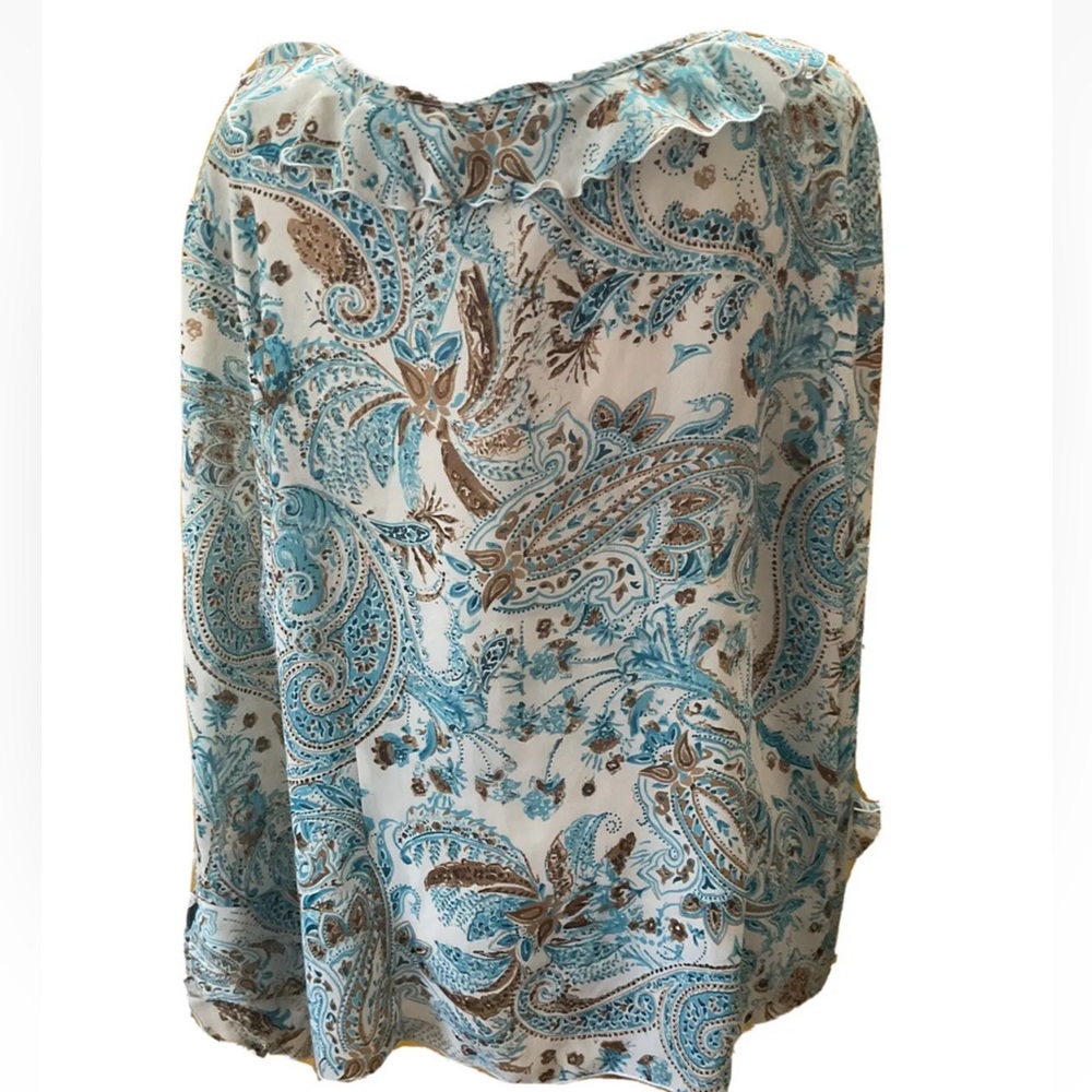 August Max Ruffle Top 3X - Picture 4 of 5